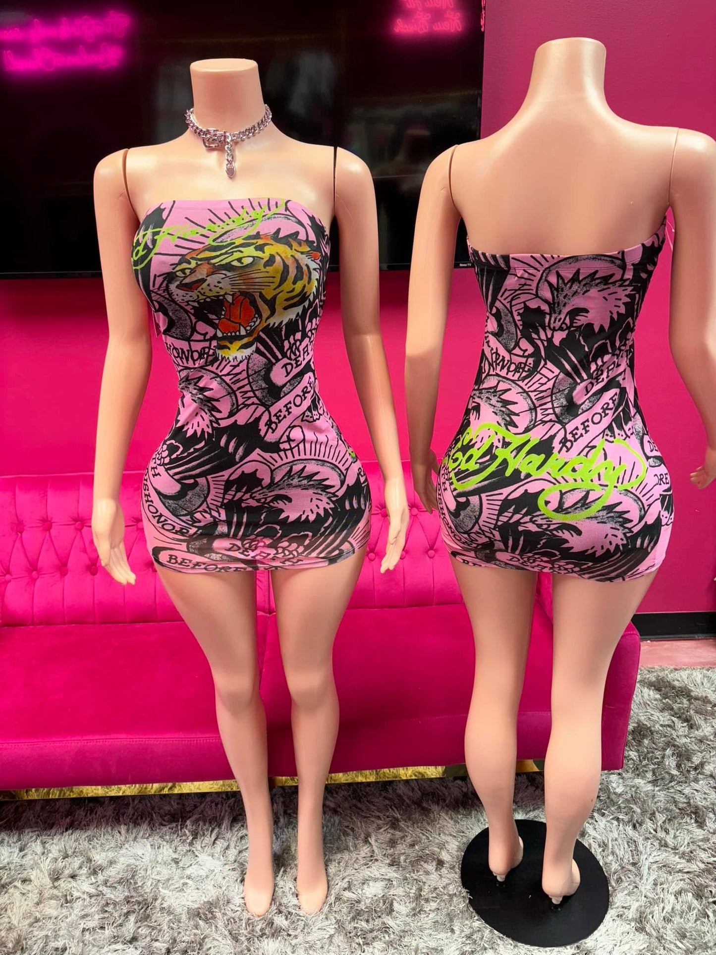 Ed Hardy Strapless Dress