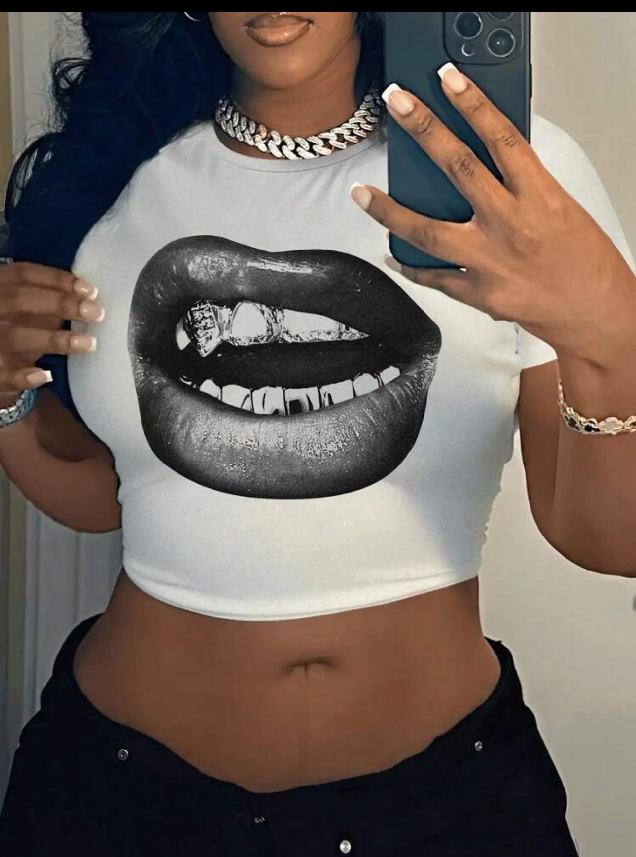 Gold Mouth Top