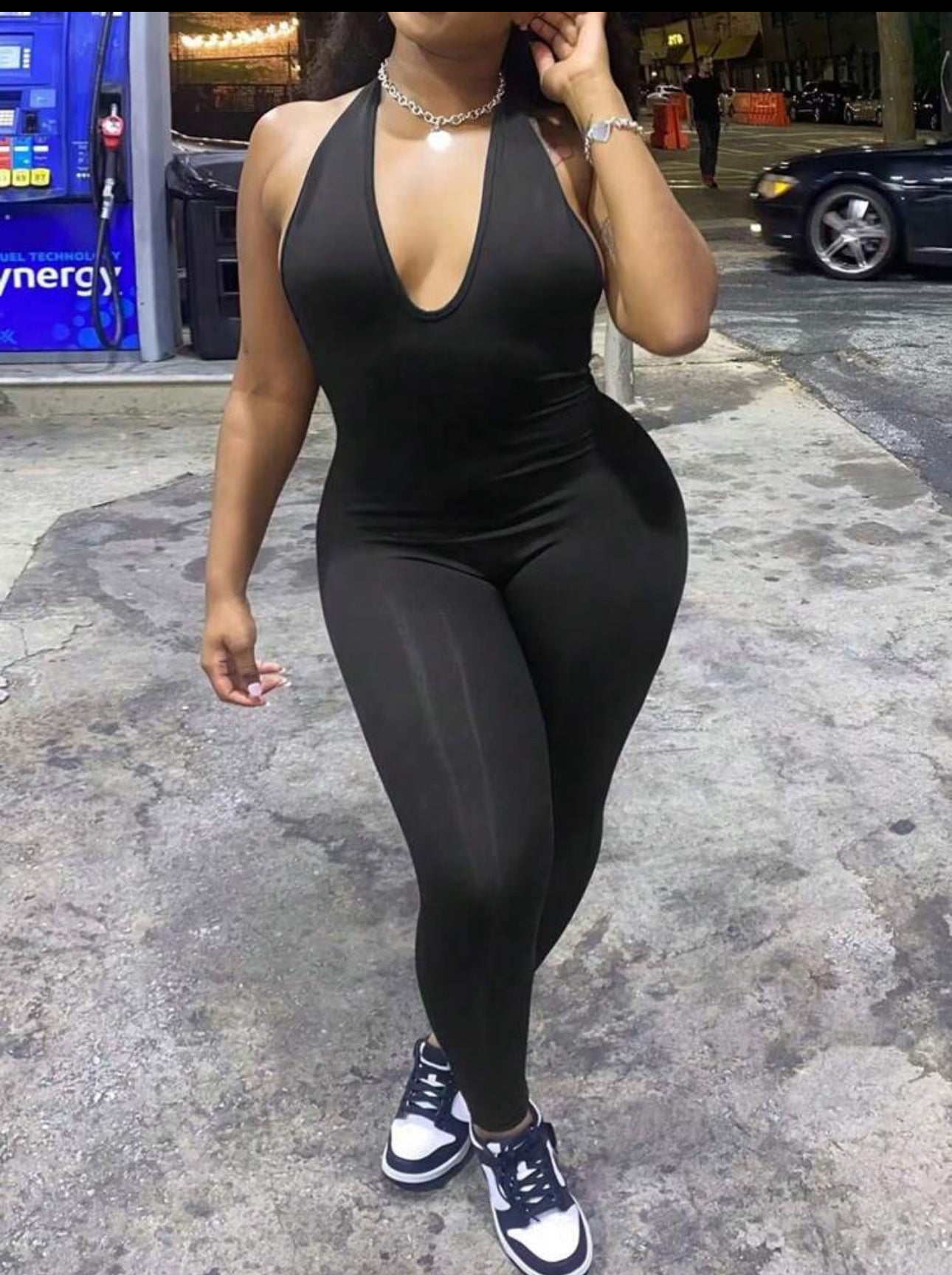 Plus Size Sleeveless Jumpsuit