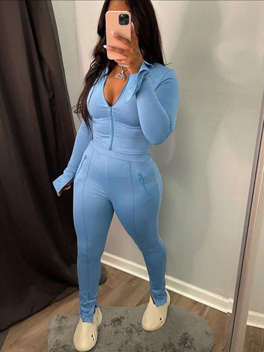 Giving Me Blues Two Piece Set