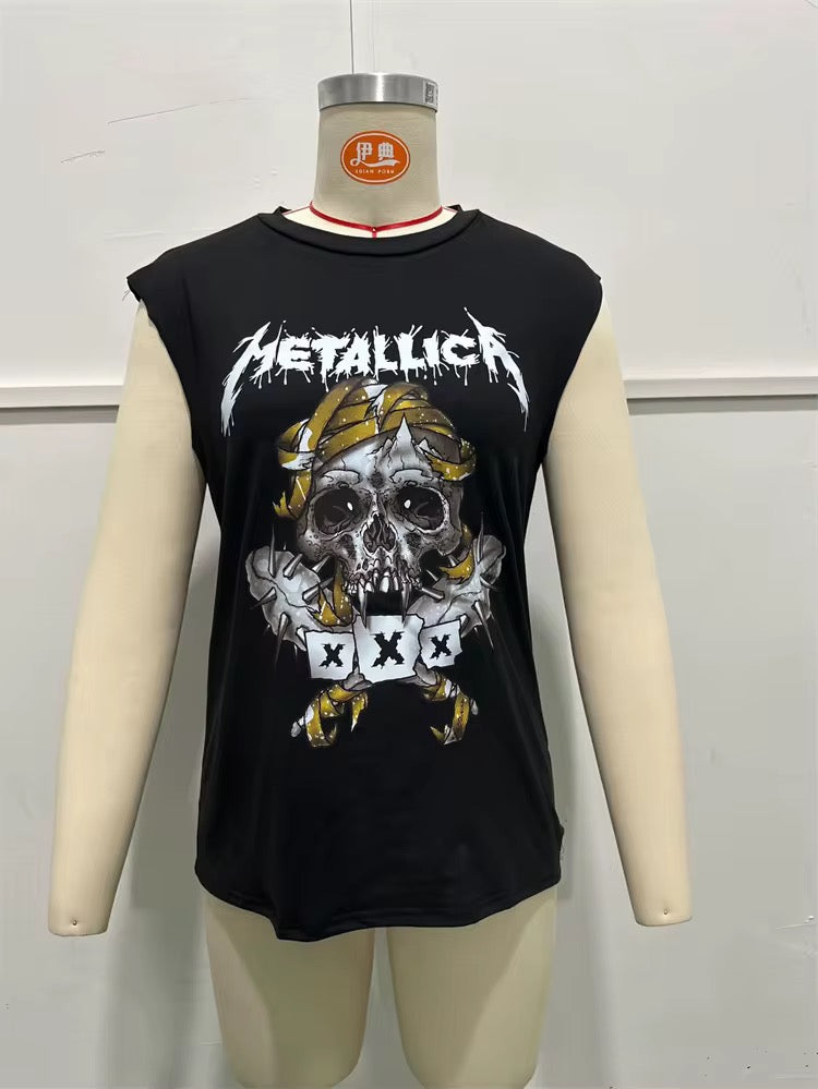 Skull Head Top