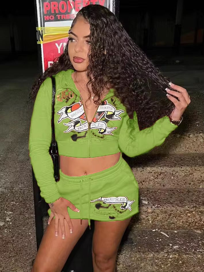 Ed Hardy Skirt Set