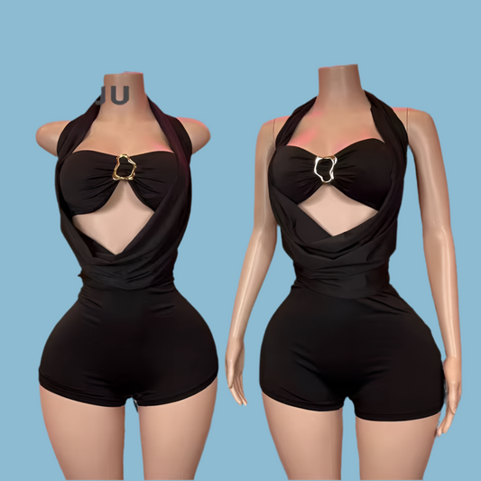 Sexy Velvet Eclipse Romper