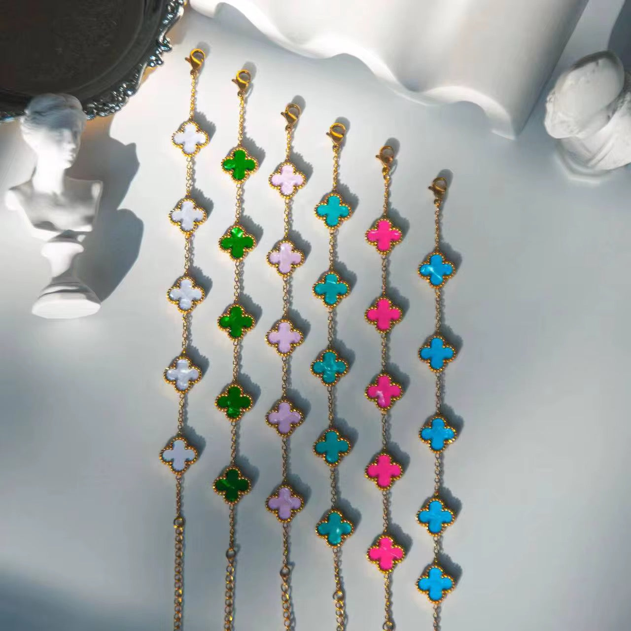 L Clover Bracelet(Stainless Steel)