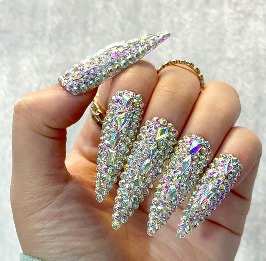 Rhinestone All Over Press On’s