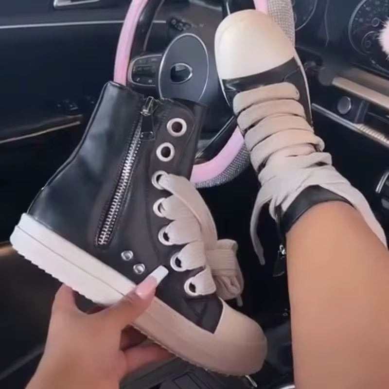 Mid Top Fashion Sneakers