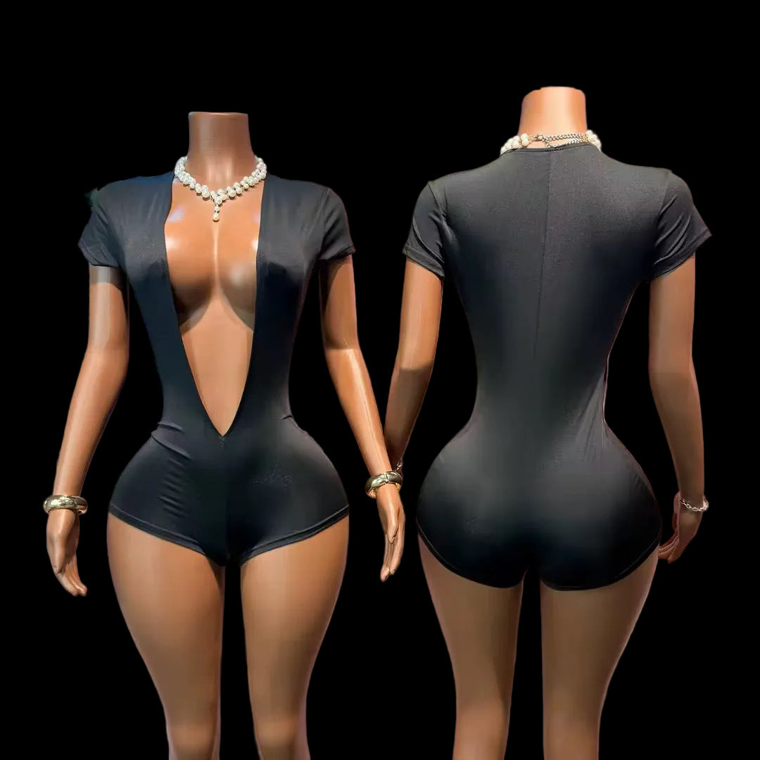 Bold & Bare Plunge Playsuit