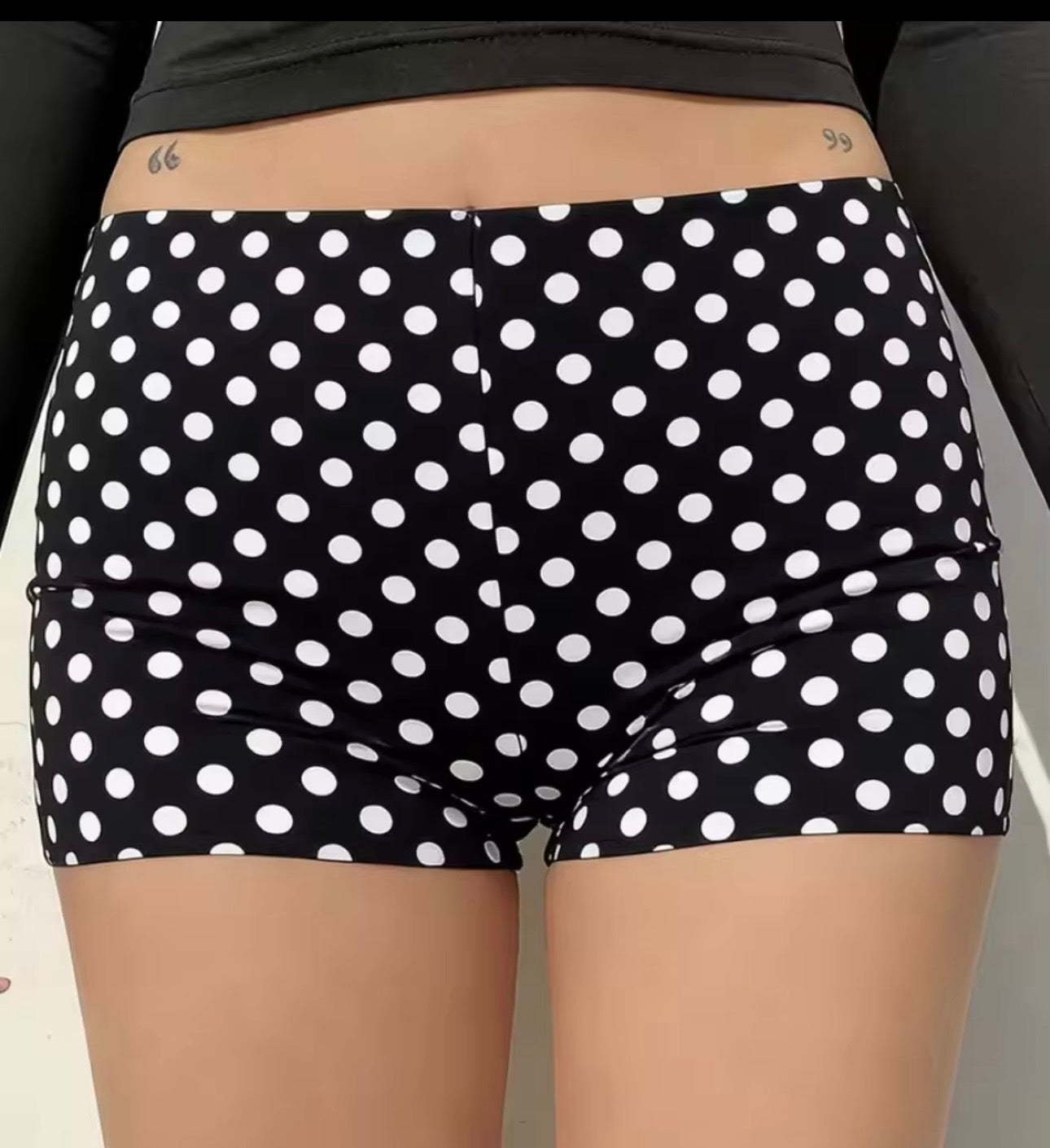 Poka dots shorts